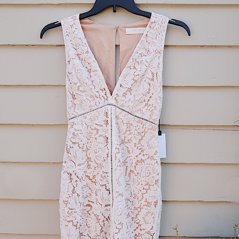 ASTR Caroline Dress - White